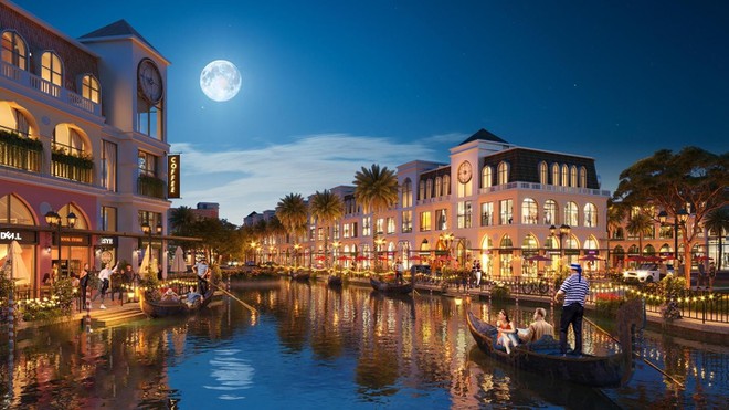 Venezia Beach đẹp lộng lẫy về đêm